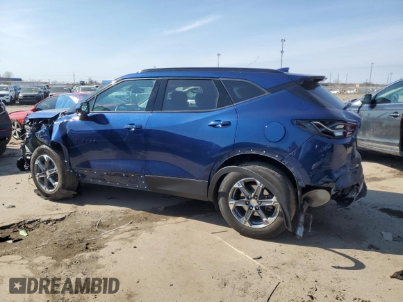 2023 Chevrolet Blazer LT z VIN 3GNKBCR41PS121933, wystawiony jako Copart lot #48974535 z przebiegiem 36 292 mil mil oraz Nie do naprawy • Non repairable. Historia ofert i sprzedaży dostępna na DreamBid. Obrazek 2.