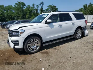 2024 Ford Expedition Max Limited с VIN 1FMJK2A80REA32893, выставлен на аукционе Copart как лот 62493855 с пробегом 32 254 миль миль и На запчасти • Non repairable. История ставок и продаж доступна на DreamBid. Изображение 1.