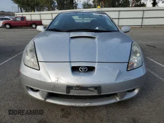 2002 Toyota Celica GT with VIN JTDDR32T320115985, listed as a Copart auction lot 43475865 with 179,447 mi miles and Salvage Title. Bid and sale history available at carsss.com. Image 5.