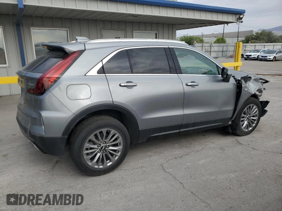 2024 Cadillac XT4 FWD Premium Luxury with VIN 1GYFZCR47RF126643, listed as a Copart auction lot 55529655 with 24,583 mi miles and Clean title. Bid and sale history available at DreamBid. Image 3.