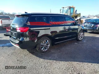 2016 Kia Sedona SX-L with VIN KNDME5C15G6176053, listed as a IAAI auction lot 41213512 with 137,299 mi miles. Bid and sale history available at carsss.com. Image 4.