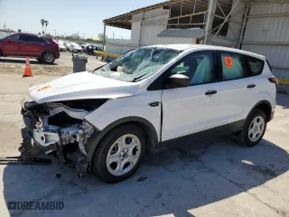 2017 Ford Escape S with VIN 1FMCU0F76HUC95286, listed as a Copart auction lot 52188855 with 0 mi miles and Salvage Title. Bid and sale history available at carsss.com. Image 1.