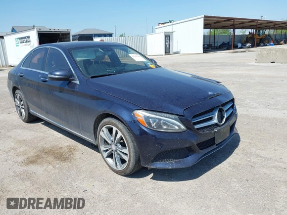 2016 Mercedes-Benz C 300 Luxury with VIN 55SWF4KB9GU139343, listed as a IAAI auction lot 41967999 with 124,299 mi miles and . Bid and sale history available at carsss.com. Image 1.