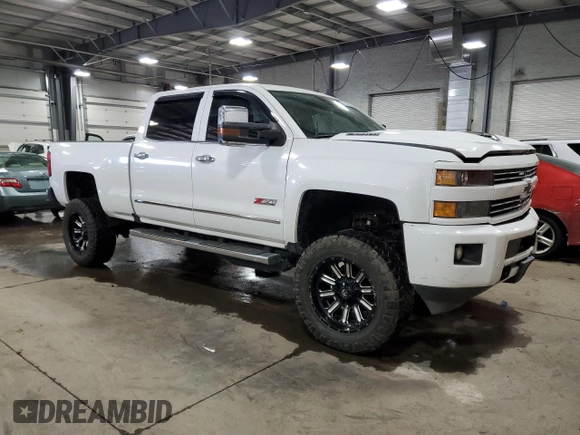 2017 Chevrolet Silverado 3500HD LTZ with VIN 1GC4K0EY8HF108983, listed as a Copart auction lot 45818555 with 121,390 mi miles and Salvage Title. Bid and sale history available at carsss.com. Image 4.