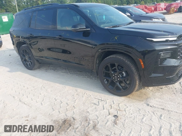 2025 Chevrolet Traverse z VIN 1GNERLRS6SJ211094, wystawiony jako IAAI lot #42554836 z przebiegiem 380 mil mil oraz . Historia ofert i sprzedaży dostępna na DreamBid. Obrazek 1.