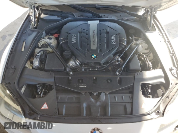 2013 BMW 6 Series 650i with VIN WBA6B2C52DD128713, listed as a Copart auction lot 47415235 with 123,575 mi miles and Clean Title. Bid and sale history available at DreamBid. Image 11.