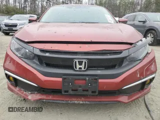 2020 Honda Civic Sedan EX-L with VIN 19XFC1F76LE213154, listed as a Copart auction lot 48871875 with 58,641 mi miles and Salvage Title. Bid and sale history available at carsss.com. Image 5.