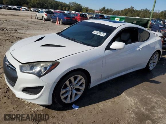 2013 Hyundai Genesis Coupe Premium z VIN KMHHT6KD8DU112262, wystawiony jako Copart lot #42407695 z przebiegiem 106 054 mil mil oraz Szkody całkowita. Historia ofert i sprzedaży dostępna na DreamBid. Obrazek 1.