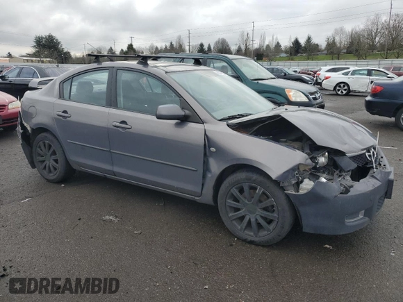 2007 Mazda Mazda3 i Sport with VIN JM1BK32F471670533, listed as a Copart auction lot 44348535 with 211,660 mi miles and Salvage Title. Bid and sale history available at carsss.com. Image 4.