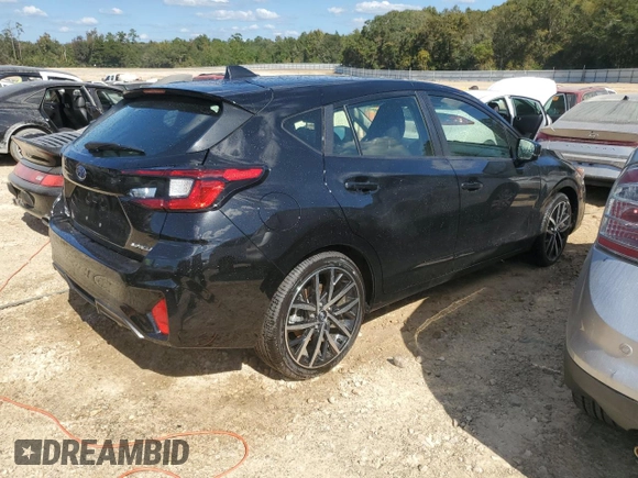 2024 Subaru Impreza Sport with VIN JF1GUAFC4R8373377, listed as a Copart auction lot 75024834 with 1,404 mi miles and Salvage Title. Bid and sale history available at carsss.com. Image 3.