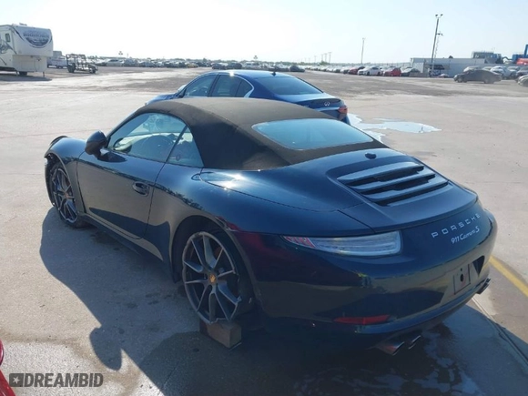2013 Porsche 911 Carrera S with VIN WP0CB2A91DS155277, listed as a IAAI auction lot 39724872 with 49,879 mi miles. Bid and sale history available at carsss.com. Image 3.