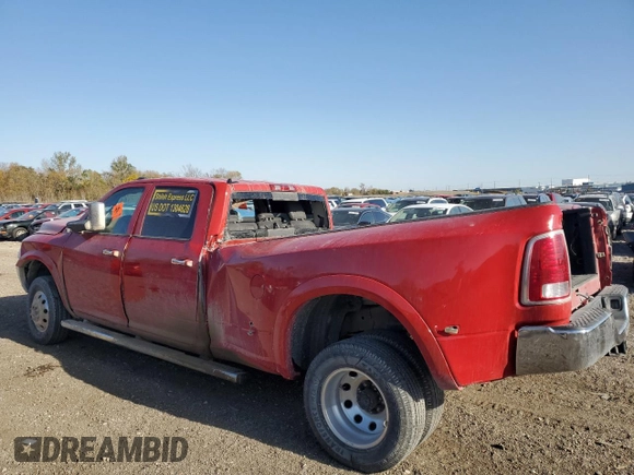 2015 Ram 3500 Laramie with VIN 3C63RRJL2FG629982, listed as a Copart auction lot 77978934 with 147,724 mi miles and Salvage Title. Bid and sale history available at carsss.com. Image 2.