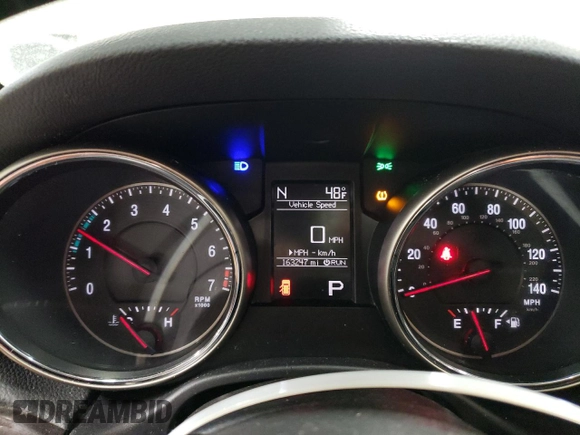 2011 Jeep Grand Cherokee Laredo with VIN 1J4RR4GG4BC585586, listed as a Copart auction lot 46373955 with 163,247 mi miles and Salvage Title. Bid and sale history available at carsss.com. Image 9.