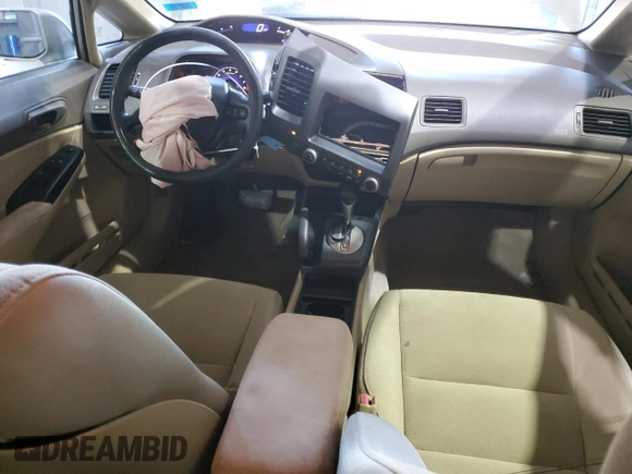 2006 Honda Civic LX with VIN 2HGFA16596H517075, listed as a Copart auction lot 48739855 with 81,174 mi miles and Salvage Title. Bid and sale history available at DreamBid. Image 8.