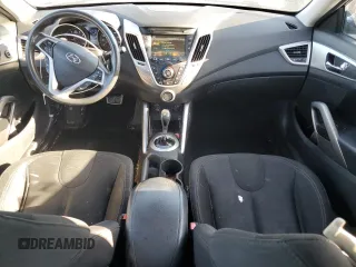 2012 Hyundai Veloster w/Gray Int with VIN KMHTC6AD0CU066677, listed as a Copart auction lot 46418575 with 145,735 mi miles and Salvage title. Bid and sale history available at DreamBid. Image 8.