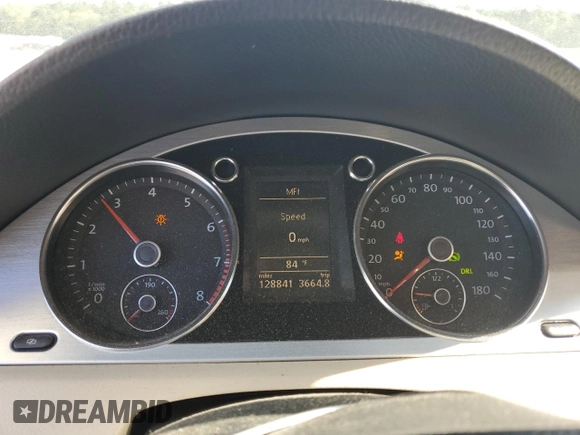 2009 Volkswagen CC Luxury with VIN WVWHL73C19E509071, listed as a Copart auction lot 65923464 with 128,841 mi miles and Salvage Title. Bid and sale history available at carsss.com. Image 9.