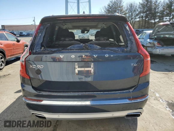 2021 Volvo XC90 Inscription with VIN YV4A22PLXM1697040, listed as a Copart auction lot 45976255 with 52,039 mi miles and Salvage title. Bid and sale history available at DreamBid. Image 6.
