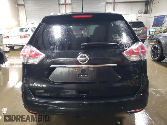 2016 Nissan Rogue SL with VIN 5N1AT2MT4GC847376, listed as a Copart auction lot 49686045 with 70,856 mi miles and Salvage Title. Bid and sale history available at carsss.com. Image 6.