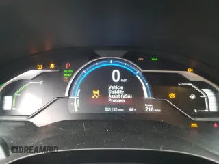 2018 Honda Clarity Touring with VIN JHMZC5F38JC010741, listed as a Copart auction lot 69347222 with 61,152 mi miles. Bid and sale history available at carsss.com. Image 9.