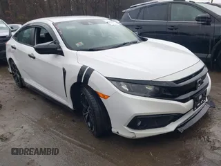 2019 Honda Civic Sport with VIN 2HGFC2F80KH605100, listed as a IAAI auction lot 41825640 with 82,363 mi miles and . Bid and sale history available at DreamBid. Image 1.