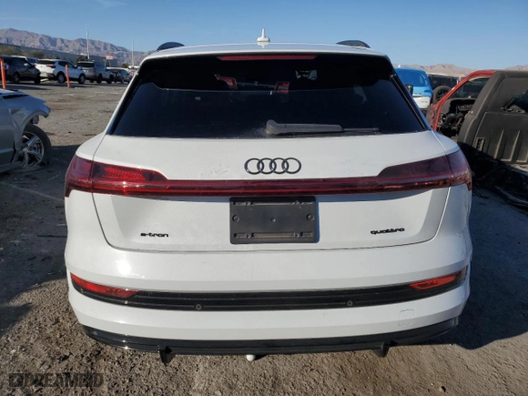 2022 Audi e-tron Chronos with VIN WA1VABGE9NB040096, listed as a Copart auction lot 44611785 with 49,609 mi miles and Salvage Title. Bid and sale history available at carsss.com. Image 6.