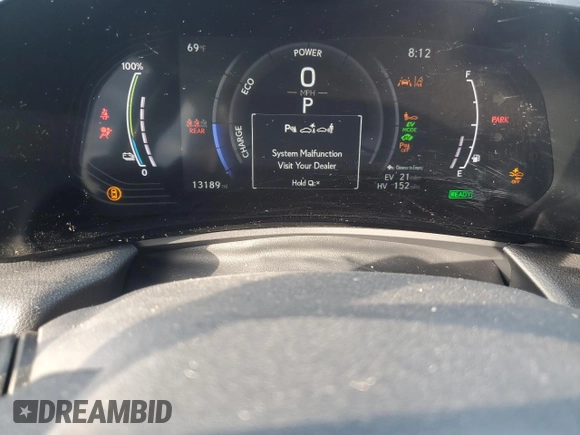 2024 Lexus NX with VIN JTJKKCFZ9R2020840, listed as a Copart auction lot 63995504 with 13,189 mi miles and Salvage Title. Bid and sale history available at carsss.com. Image 9.