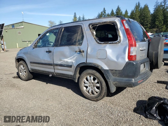 2005 Honda CR-V EX with VIN JHLRD78805C018697, listed as a Copart auction lot 52650375 with 235,625 mi miles and Salvage Title. Bid and sale history available at carsss.com. Image 2.