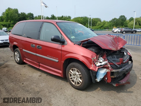2007 Dodge Grand Caravan SE with VIN 1D4GP24RX7B227907, listed as a Copart auction lot 59116895 with Not provided miles and Salvage title. Bid and sale history available at DreamBid. Image 4.