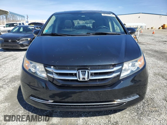 2014 Honda Odyssey EX-L with VIN 5FNRL5H64EB034147, listed as a Copart auction lot 46372795 with 156,720 mi miles and Salvage Title. Bid and sale history available at carsss.com. Image 5.