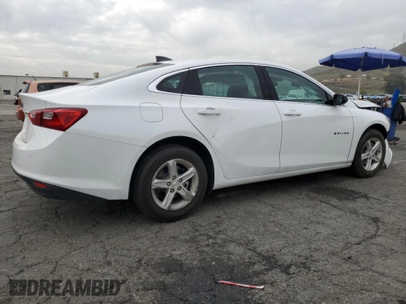 2024 Chevrolet Malibu LS with VIN 1G1ZB5ST9RF105015, listed as a Copart auction lot 47778925 with 27,452 mi miles and Salvage Title. Bid and sale history available at DreamBid. Image 3.