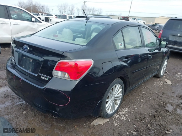 2012 Subaru Impreza Sedan 2.0i Premium with VIN JF1GJAD68CH026938, listed as a IAAI auction lot 41751422 with 138,638 mi miles. Bid and sale history available at carsss.com. Image 4.