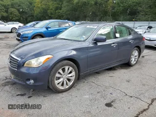 2011 Infiniti M37 with VIN JN1BY1AR5BM373456, listed as a Copart auction lot 73977884 with 0 mi miles and Salvage Title. Bid and sale history available at carsss.com. Image 1.