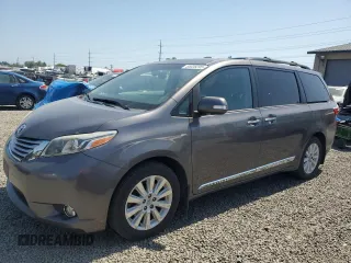2016 Toyota Sienna Ltd with VIN 5TDDK3DC3GS145803, listed as a Copart auction lot 55039295 with 243,654 mi miles and Clean Title. Bid and sale history available at carsss.com. Image 1.