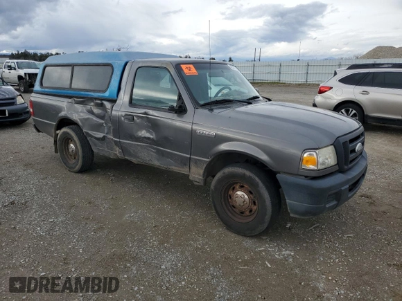 2006 Ford Ranger XL with VIN 1FTYR10UX6PA15025, listed as a Copart auction lot 45542885 with 123,385 mi miles and Clean Title. Bid and sale history available at DreamBid. Image 4.