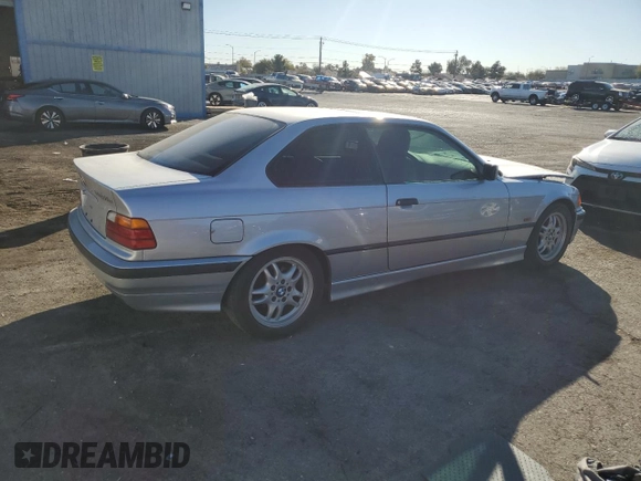 1997 BMW 3 Series 328is with VIN WBABG1329VET03924, listed as a Copart auction lot 41533225 with 96,208 mi miles and Salvage Title. Bid and sale history available at carsss.com. Image 3.