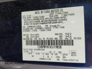 2010 Ford Mustang GT with VIN 1ZVBP8FH7A5119858, listed as a Copart auction lot 60839275 with 118,520 mi miles and Salvage title. Bid and sale history available at DreamBid. Image 12.