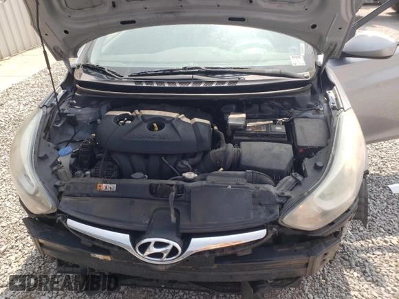 2015 Hyundai Elantra SE with VIN 5NPDH4AEXFH556310, listed as a Copart auction lot 60491175 with 214,671 mi miles and Salvage title. Bid and sale history available at DreamBid. Image 11.