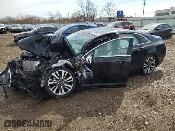 2018 Lincoln MKZ Hybrid Reserve with VIN 3LN6L5MU6JR601499, listed as a Copart auction lot 48224625 with Not provided miles and Salvage title. Bid and sale history available at DreamBid. Image 1.