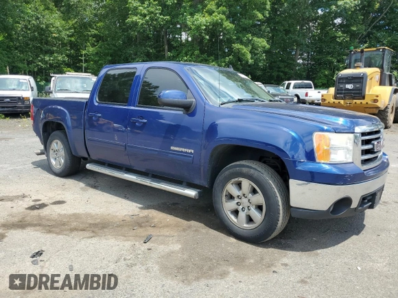 2013 GMC Sierra 1500 SLT with VIN 3GTP2WE77DG161822, listed as a Copart auction lot 63851855 with 169,146 mi miles and Salvage title. Bid and sale history available at DreamBid. Image 4.
