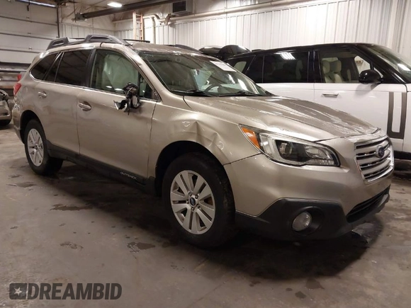 2015 Subaru Outback Premium with VIN 4S4BSAFCXF3301839, listed as a IAAI auction lot 41781480 with 117,477 mi miles and . Bid and sale history available at DreamBid. Image 1.