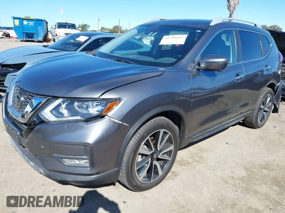 2019 Nissan Rogue SV with VIN 5N1AT2MVXKC793110, listed as a IAAI auction lot 41799912 with 80,745 mi miles. Bid and sale history available at carsss.com. Image 17.