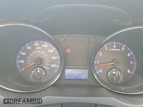 2011 Hyundai Genesis Coupe Grand Touring with VIN KMHHU6KHXBU047184, listed as a Copart auction lot 56392955 with 107,148 mi miles and Salvage title. Bid and sale history available at DreamBid. Image 9.