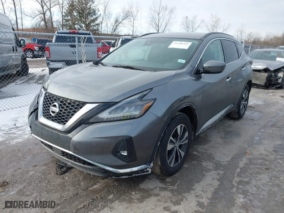 2021 Nissan Murano SV with VIN 5N1AZ2BS9MC142254, listed as a IAAI auction lot 41406565 with 94,753 mi miles. Bid and sale history available at carsss.com. Image 17.