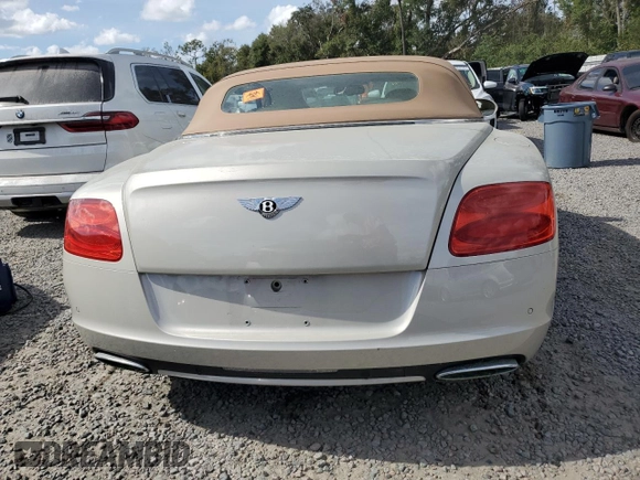 2013 Bentley Continental GT with VIN SCBGR3ZA5DC080940, listed as a Copart auction lot 79669524 with Not Provided miles and Salvage Title. Bid and sale history available at DreamBid. Image 6.