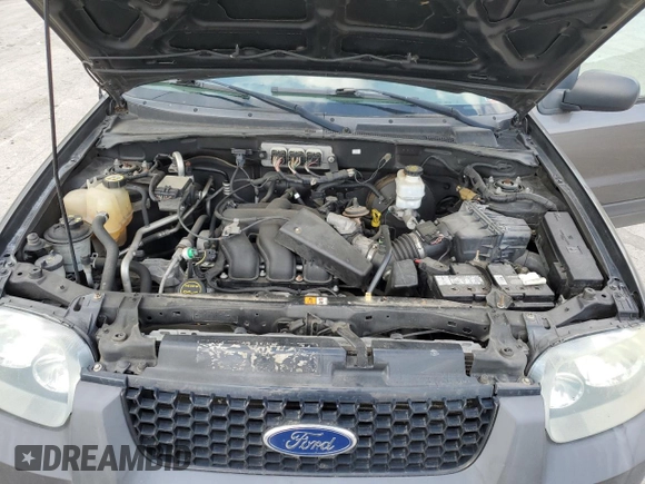 2006 Ford Escape XLT with VIN 1FMYU03136KD47701, listed as a Copart auction lot 58008695 with 176,341 mi miles and Salvage title. Bid and sale history available at DreamBid. Image 12.