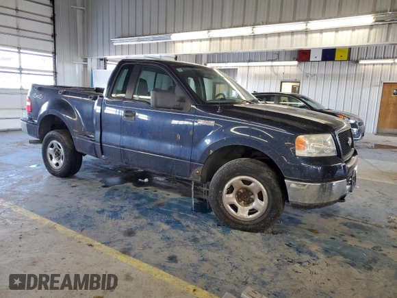 2005 Ford F-150 STX with VIN 1FTRF04W25KD20582, listed as a Copart auction lot 45002035 with 141,815 mi miles and Clean title. Bid and sale history available at DreamBid. Image 4.