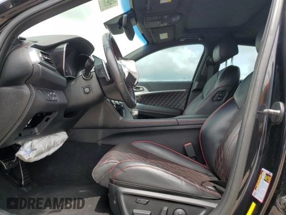 2021 Genesis G70 3.3T with VIN KMTG34LE4MU074106, listed as a Copart auction lot 69973094 with 45,812 mi miles and Salvage Title. Bid and sale history available at carsss.com. Image 7.
