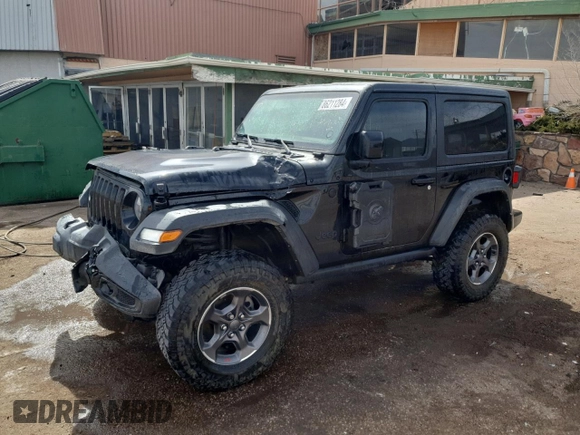 2021 Jeep Wrangler Sport S with VIN 1C4HJXAG0MW757004, listed as a Copart auction lot 86211284 with 51,050 mi miles and Salvage Title. Bid and sale history available at DreamBid. Image 1.