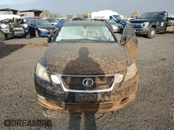 2008 Lexus GS 350 with VIN JTHBE96S280032756, listed as a Copart auction lot 43756355 with 170,707 mi miles and Salvage Title. Bid and sale history available at carsss.com. Image 5.