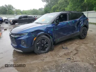 2022 Chevrolet Blazer LT z VIN 3GNKBDRS9NS148718, wystawiony jako Copart lot #55735945 z przebiegiem 21 564 mil mil oraz Szkoda całkowita • Salvage title. Historia ofert i sprzedaży dostępna na DreamBid. Obrazek 1.